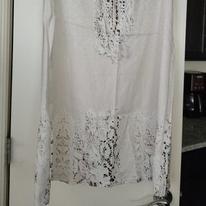 Elegant White Lace Dress